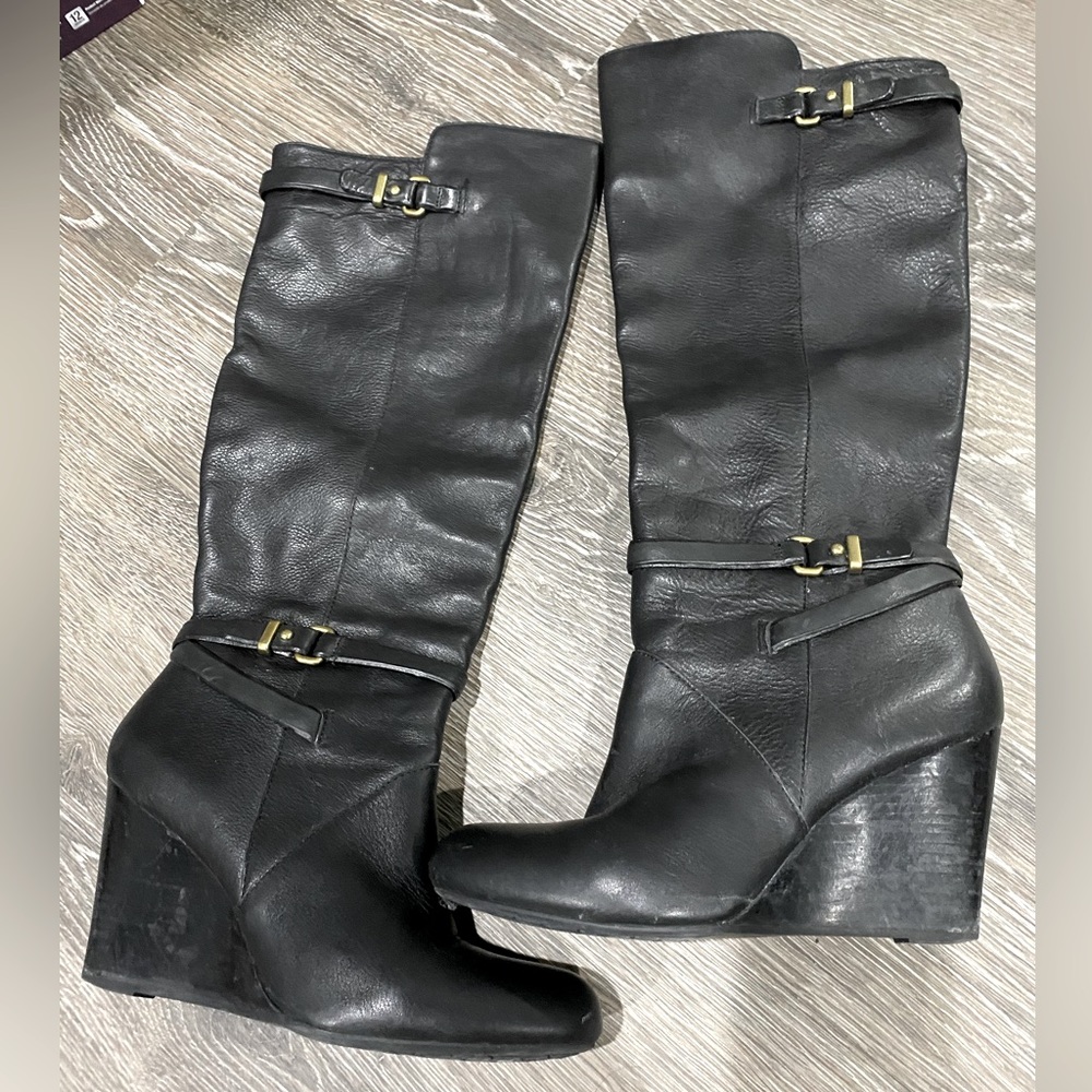 Coach Wedge Boots size 8.5